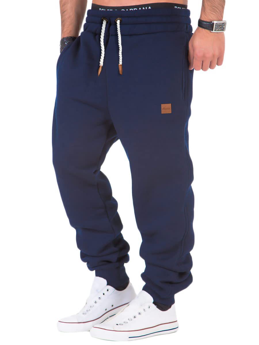 Comfortabele Casual Effen Kleur Sportbroek met Zakken en Trekkoord voor Heren & Jongens