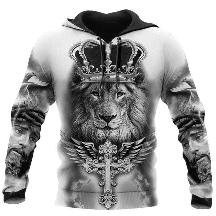 Hoodies voor heren Coole dierenprint