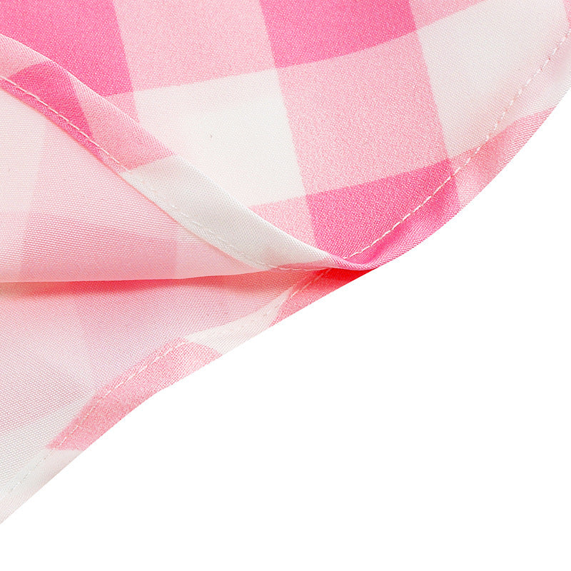 Hepburn Stylle Vintage Pink Barbie Swingjurk met Geometrisch Patroon in Britse Stijl voor Dames & Plus-size