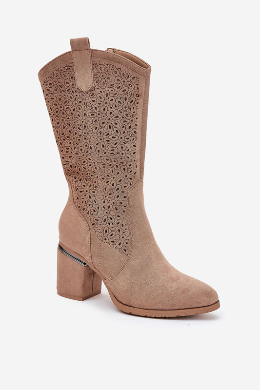 Opengewerkte laarzen model 218494 Step in style