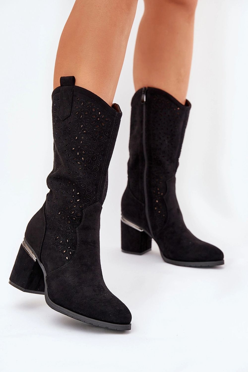 Opengewerkte laarzen model 218496 Step in style
