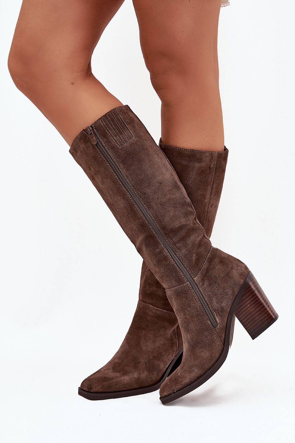 Laarzen met hoge hakken model 223008 Step in style