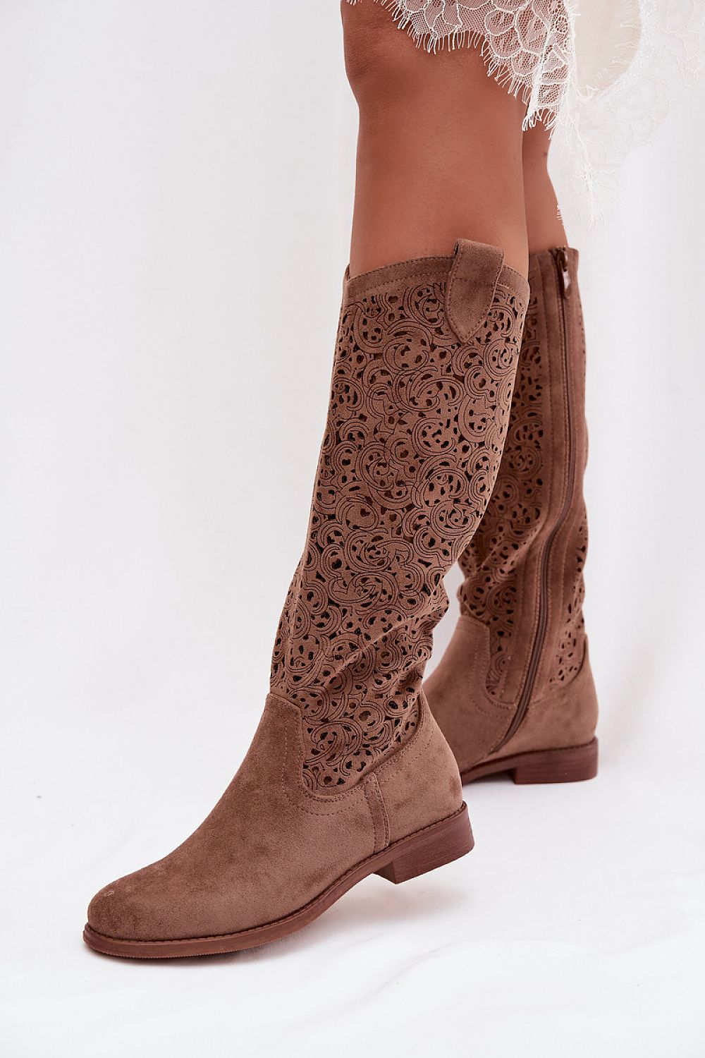 Opengewerkte laarzen model 224442 Step in style