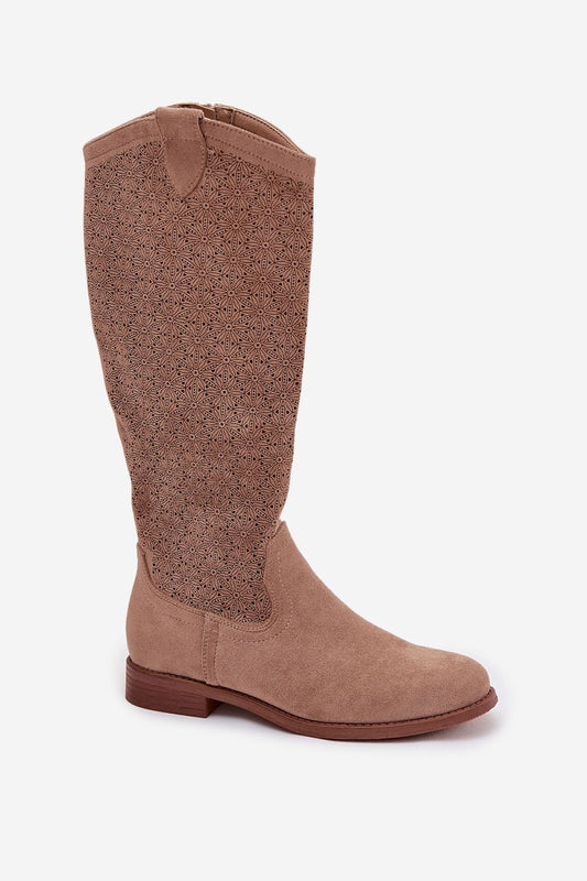 Opengewerkte laarzen model 224443 Step in style