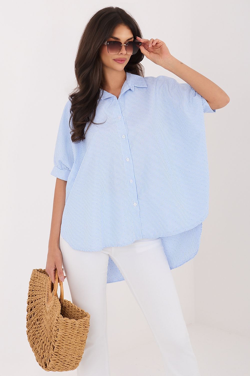 Overhemd met korte mouwen model 227655 Rue Paris