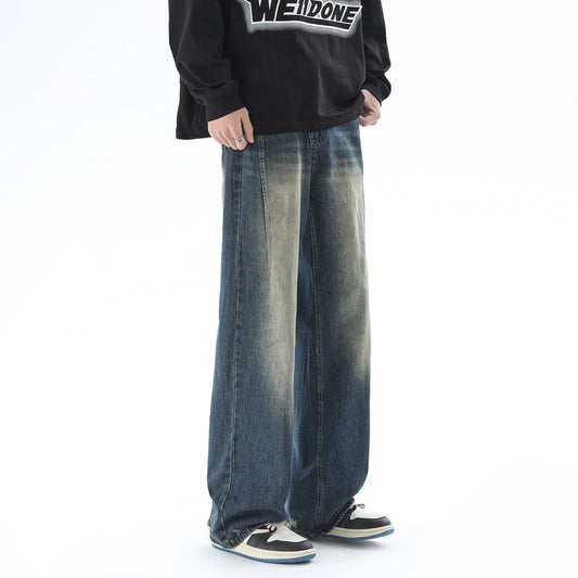 Casual American Fashion Wased Ripped Jeans voor Heren & Jongens