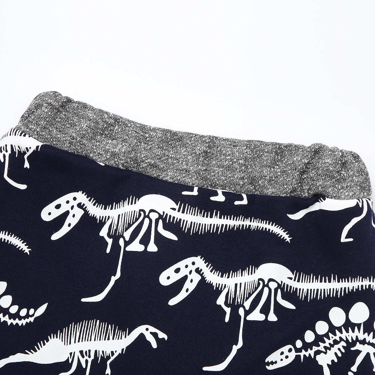 Tweedelig Outfit Hoodie met Dinosaurus Print & Broek voor Baby's/Peuters