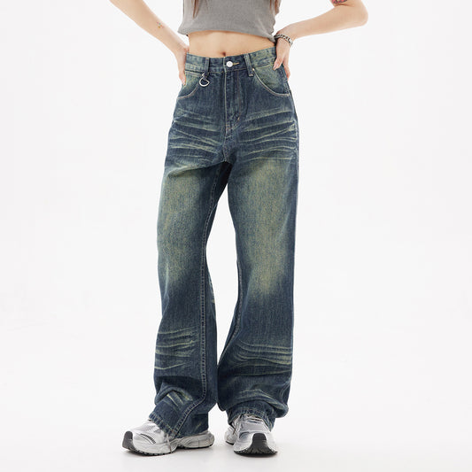 Distressed Fashion Brand High Street American Washed Jeans voor Dames & Meisjes