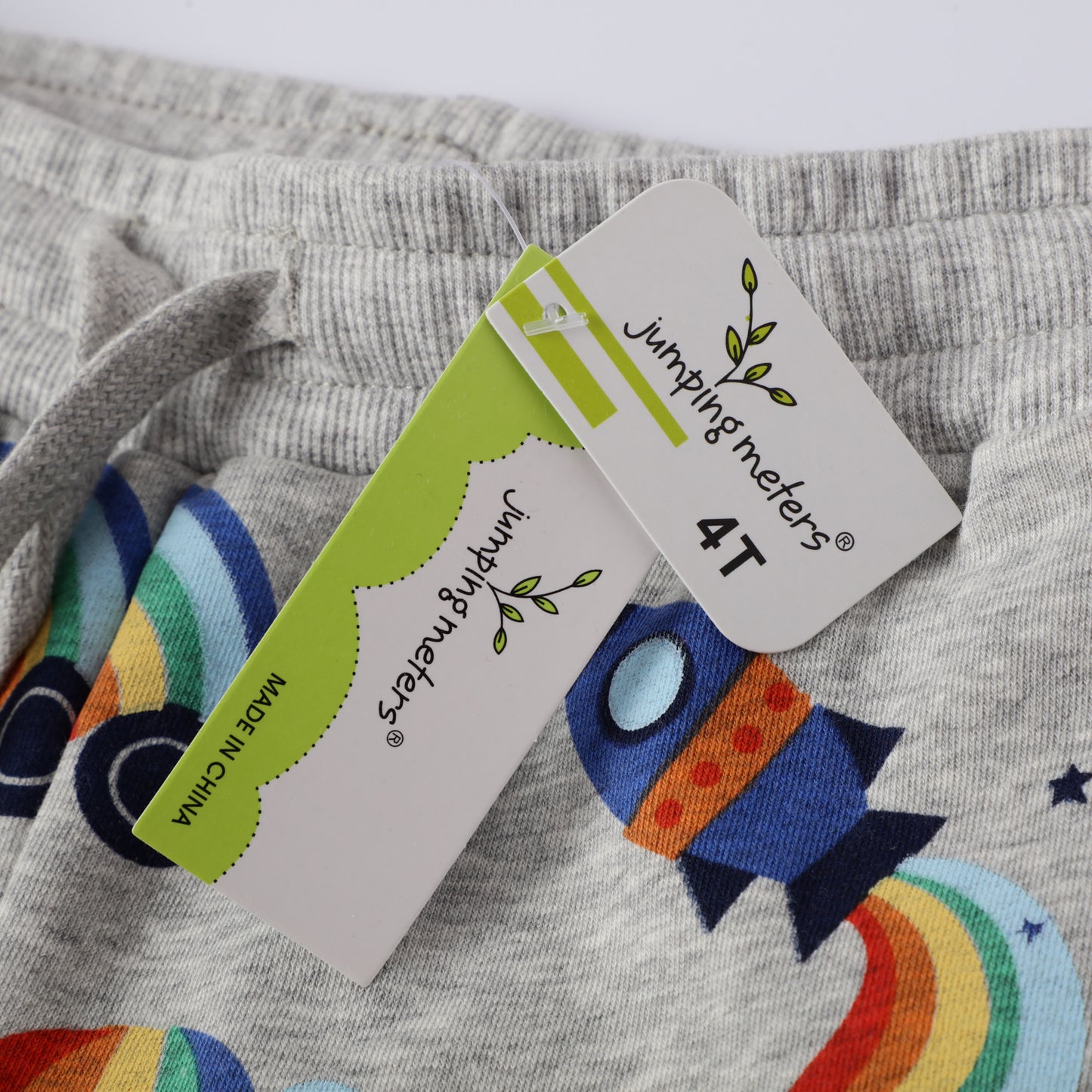 Trendy Casual Effen Kleur Pyjama/Joggingbroek met Bedrukte All-Over Voertuigenprint voor Kinderen (2-7Y)