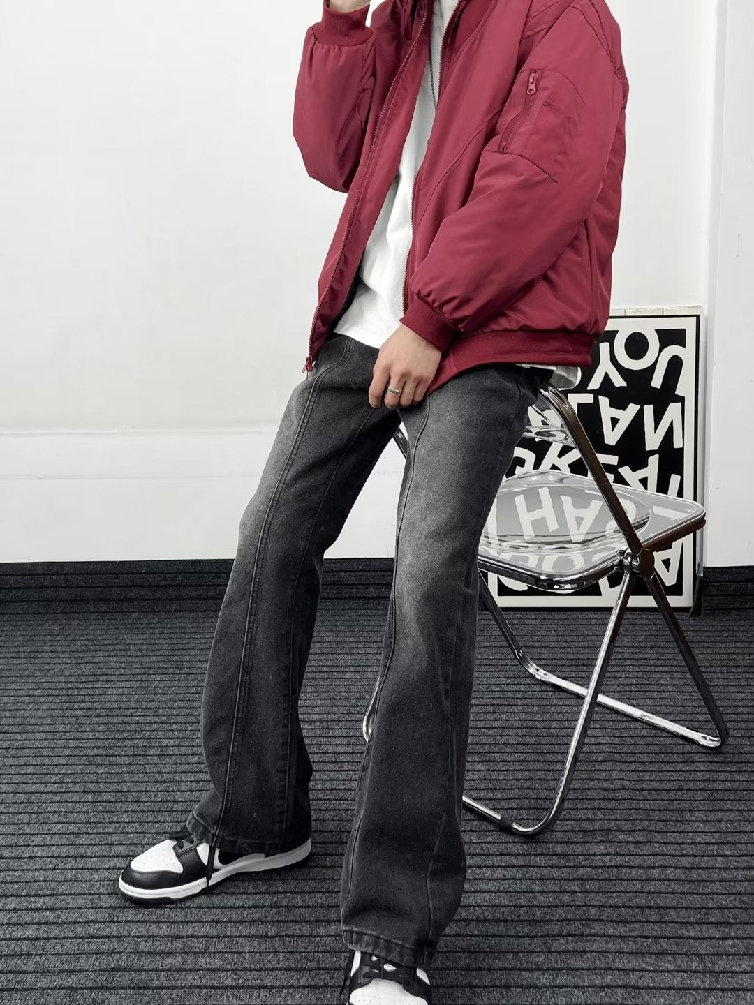 American Retro Gradient Jeans voor Heren/ Jongens