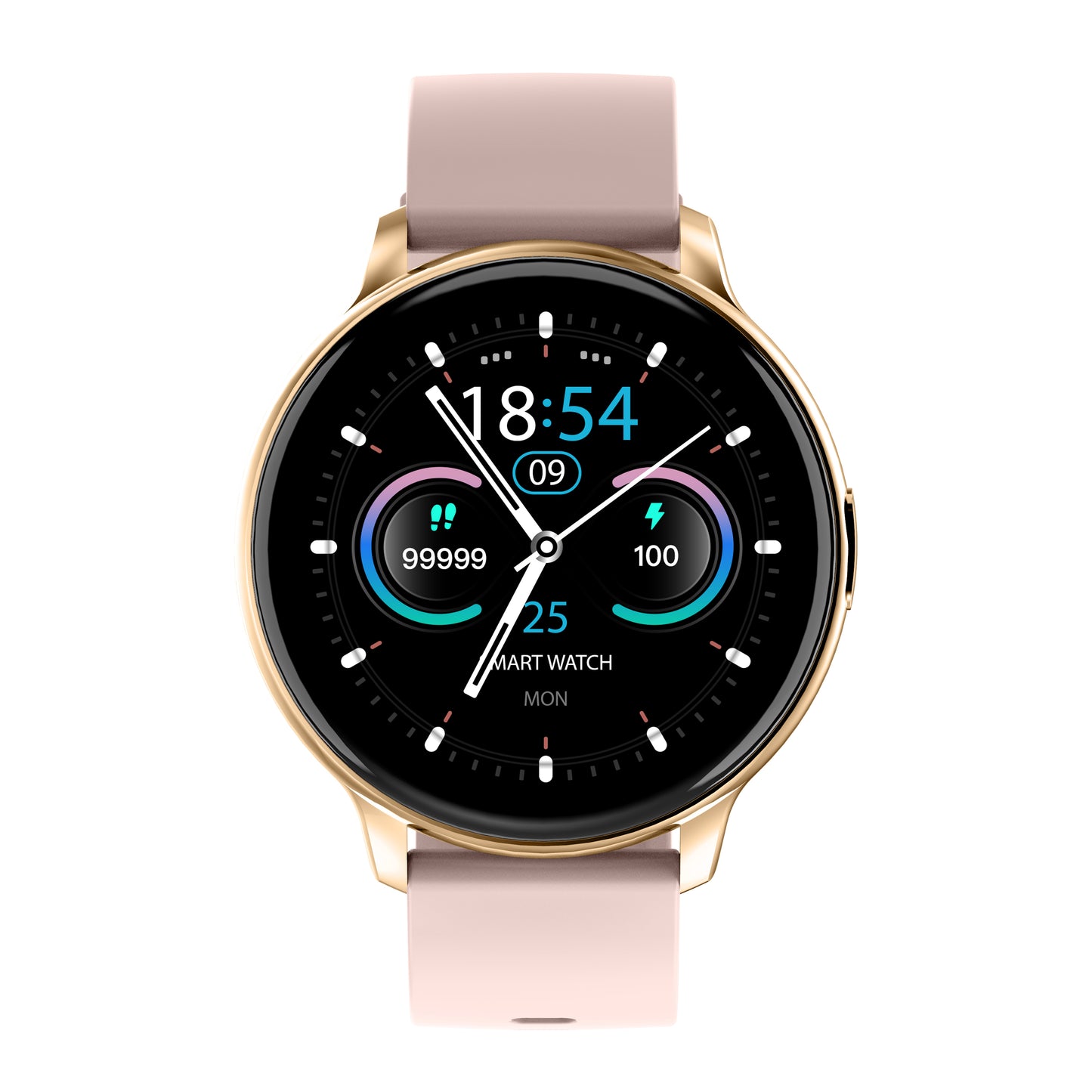 Eenvoudige Zakelijk Casual Bluetooth-Belfunctie Smartwatch Multifunctioneel met Hartslag-Bloeddruk en Zuurstofverzadigingsmeter voor Unisex