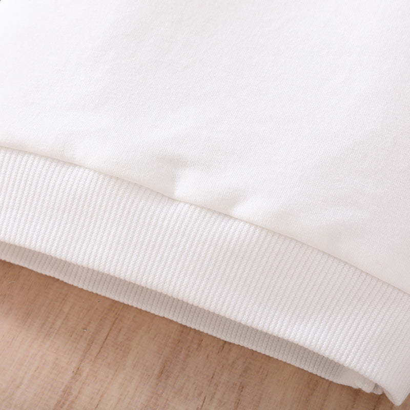 Geruite Sweatshirt met Tekst voor Baby's/Peuters