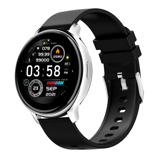 Eenvoudige Zakelijk Casual Bluetooth-Belfunctie Smartwatch Multifunctioneel met Hartslag-Bloeddruk en Zuurstofverzadigingsmeter voor Unisex