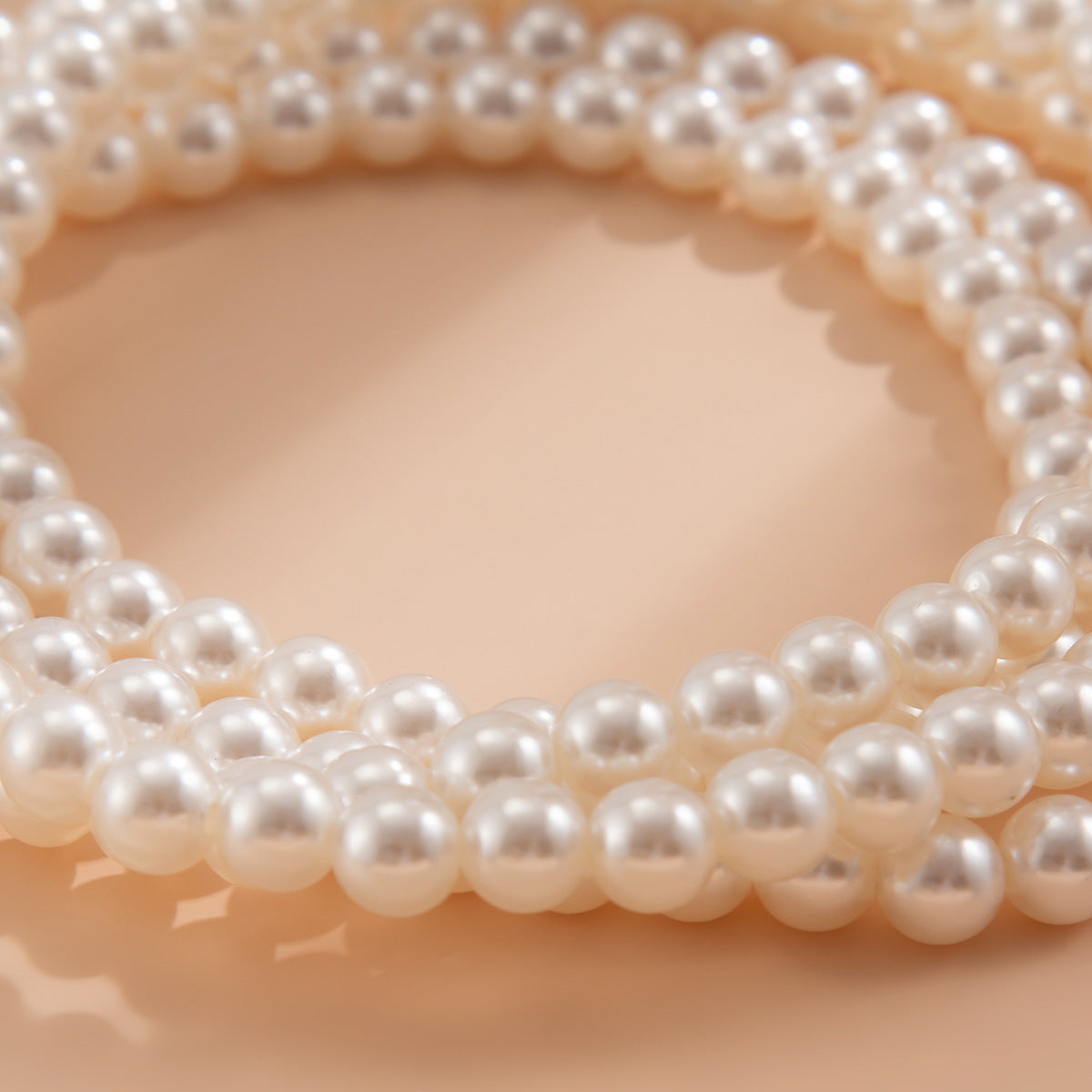Luxe Elegante Lichtgewicht Dubbellaagse Sexy Enkelbanden Set met Imitatie Parels voor Dames