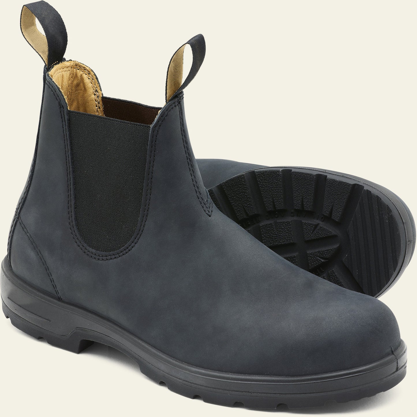 Europese en Amerikaanse Retro Effen Kleur Blundstone 510 Original Chelsea Slip On Boots van Echt Leer voor Heren & Jongens