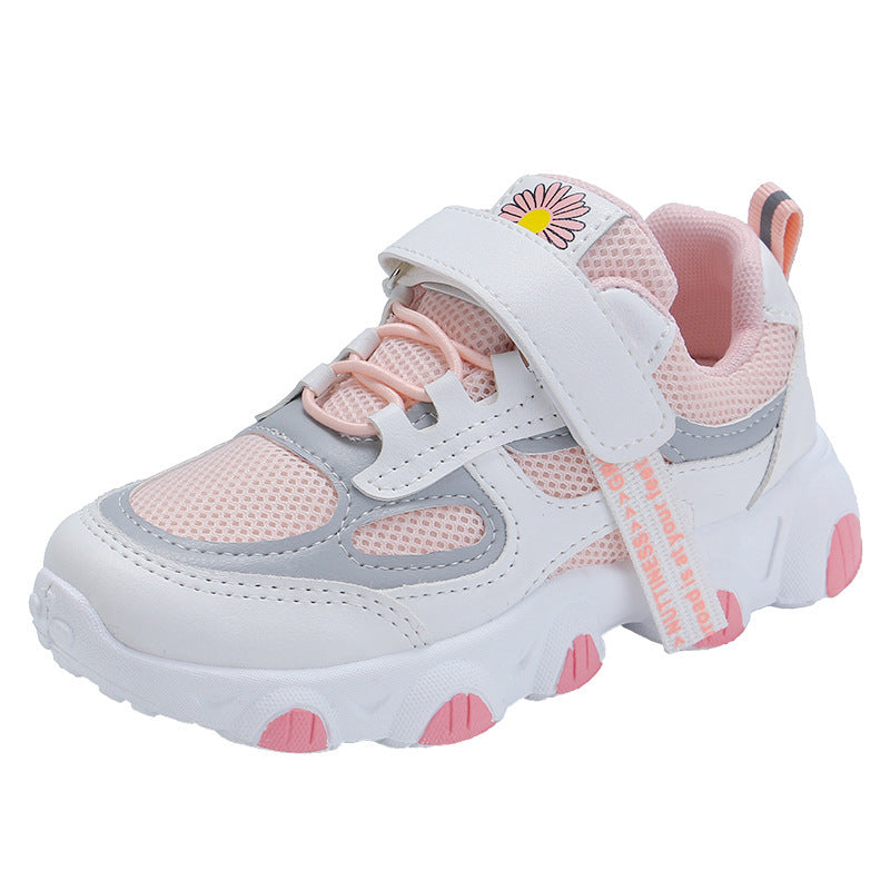 Trendy Casual Lichtgewicht Ademend Antislip Sportsneakers van Mesh met Vetersluiting voor Kids & Teenager