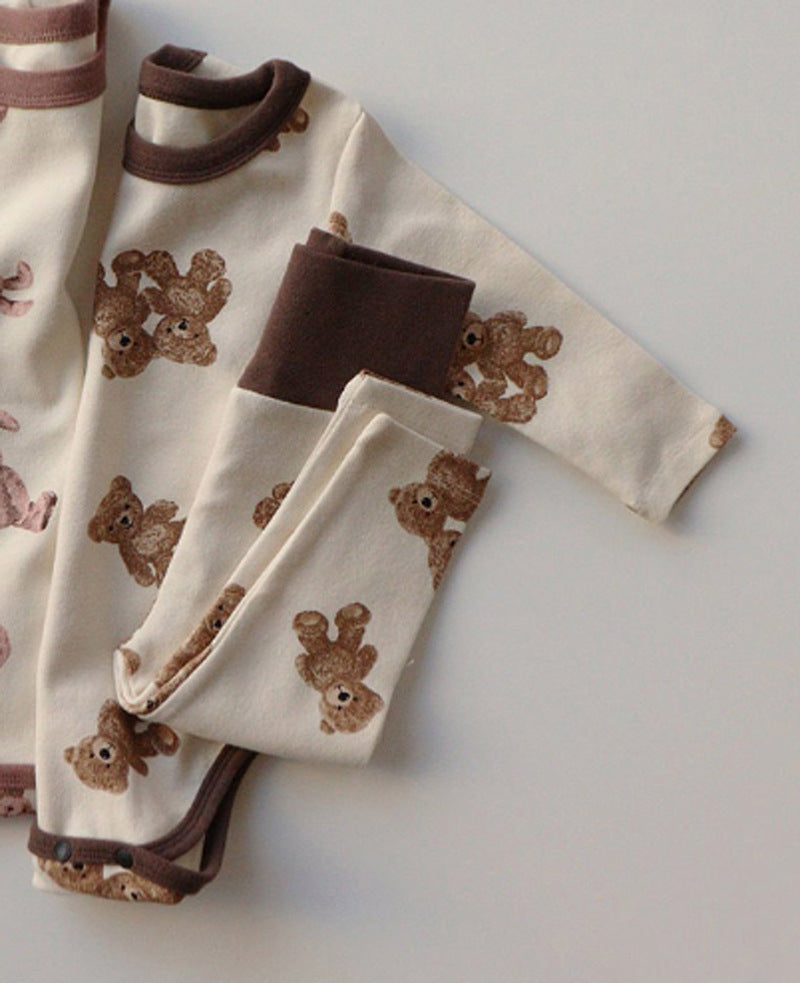 Pyjama-pak met Dierenprint 2-delig sets voor Baby's