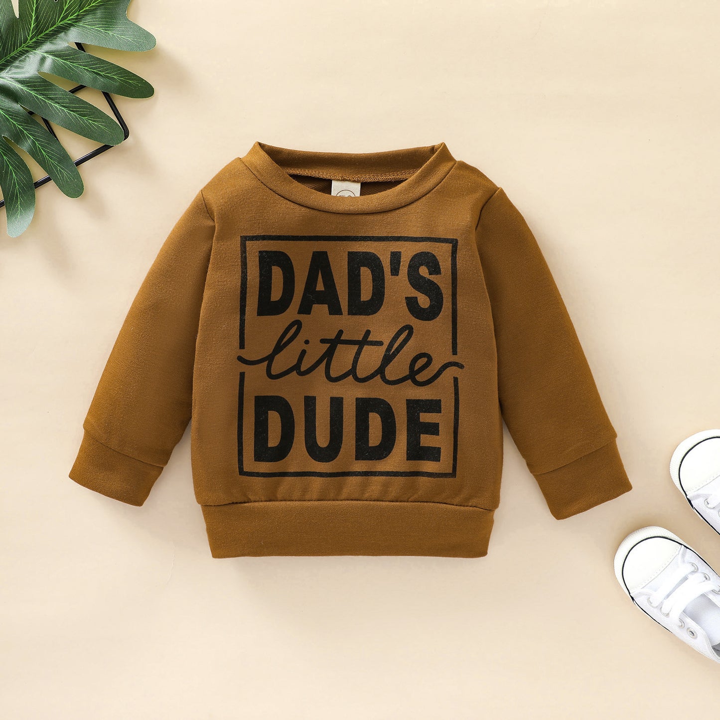 Europees en Amerikaans Stijl : Sweatshirt met Tekst voor Baby's / Peuters
