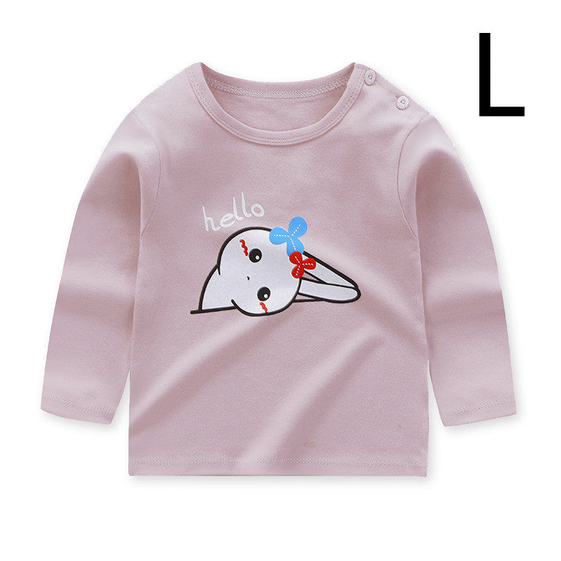 Casual Katoenen T-shirt met lange mouwen met Print voor Kinderen