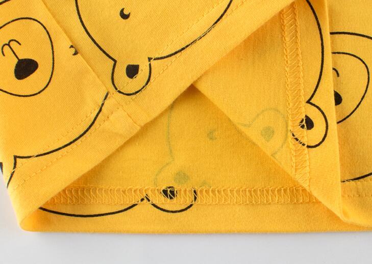 T-shirt met Berenprint en Korte Mouwen voor Meisjes