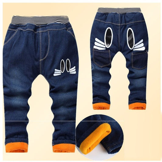 Winter Thick Jeans voor Peuters/ Kinderen