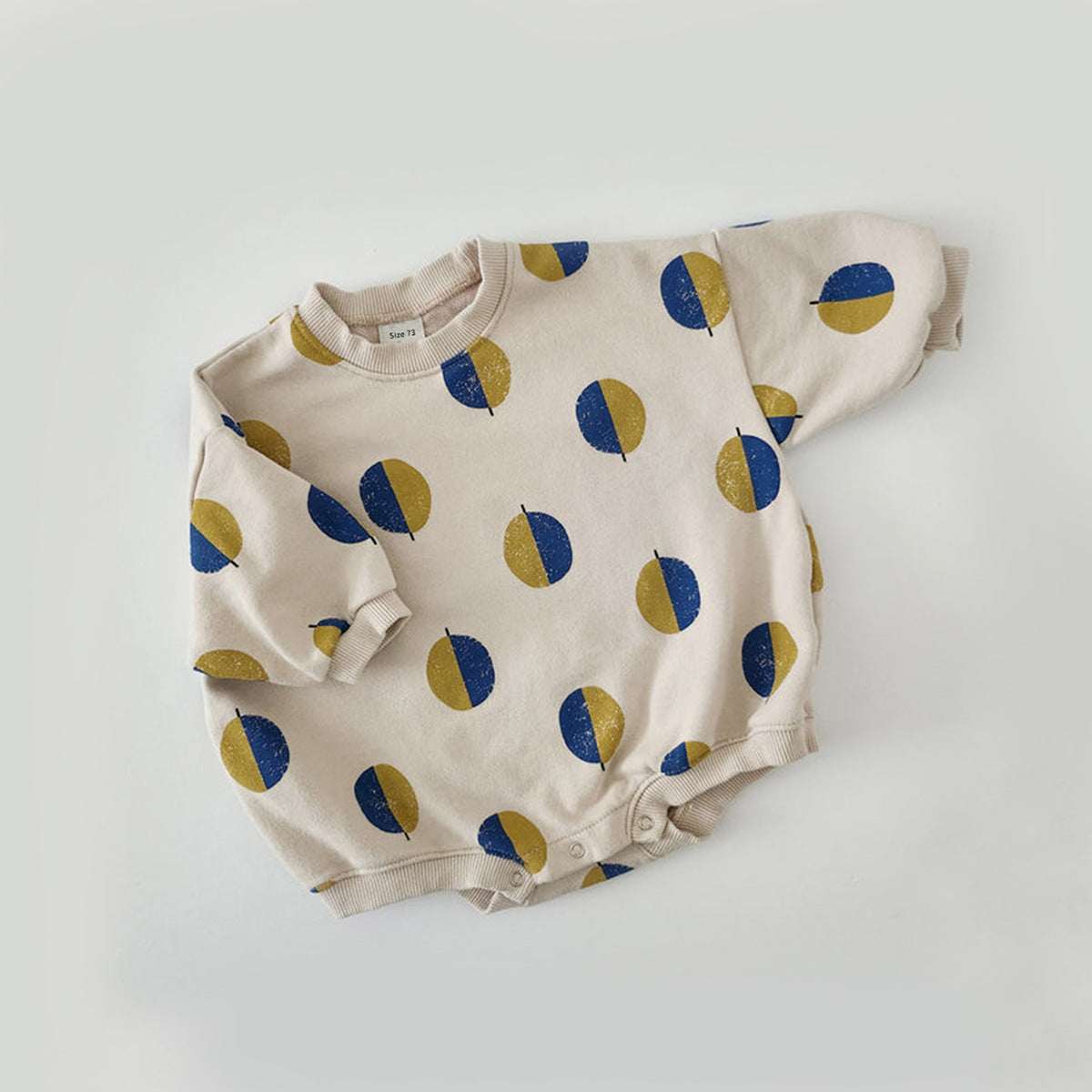 Sweatshirt-Jumpsuit met Lange Mouwen en ballonprint voor Baby's / Peuters