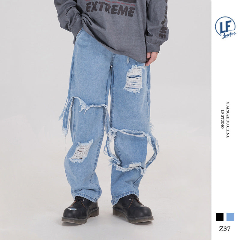 Casual Losse Ripped Jeans voor Heren / Jongens