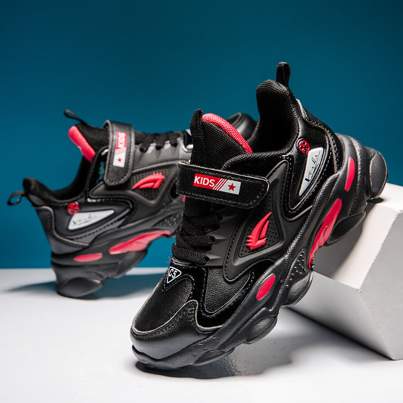 Casual Lichtgewicht Ademend Sport Antislip Sneakers met Klittenband voor Teenagers