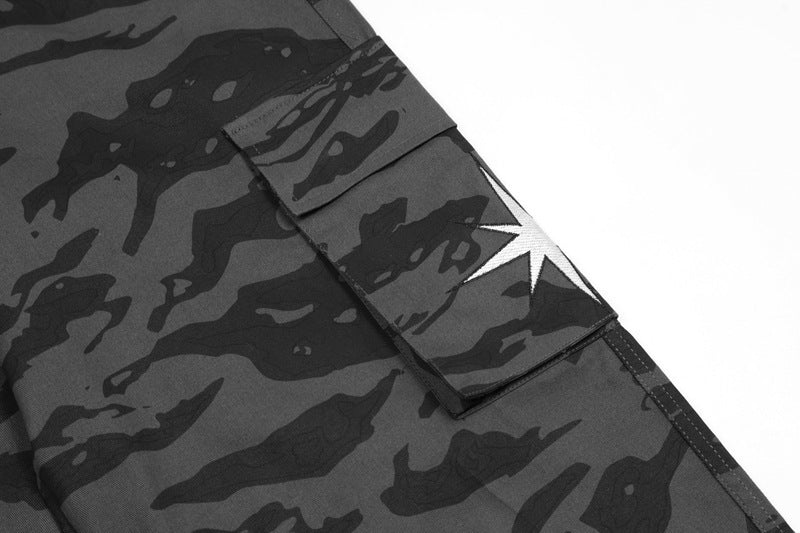 American Designer High Street Camouflage Jeans voor Heren