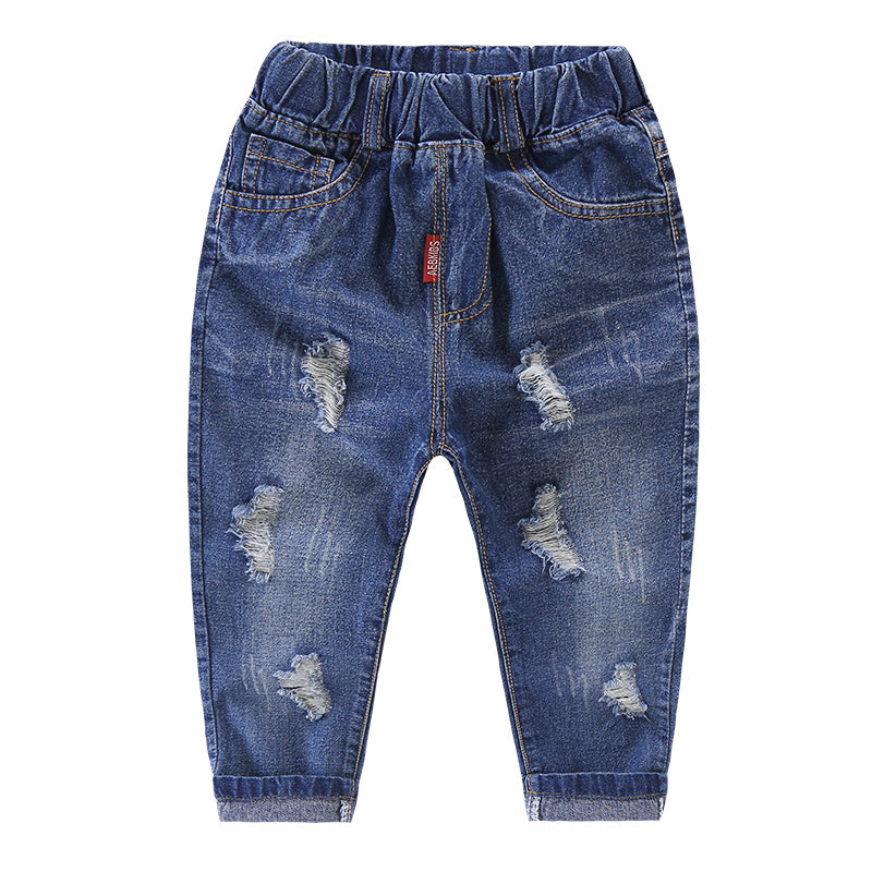 Casual Ripped Jeans voor Peuters/ Kinderen