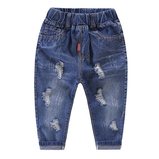 Casual Ripped Jeans voor Peuters/ Kinderen