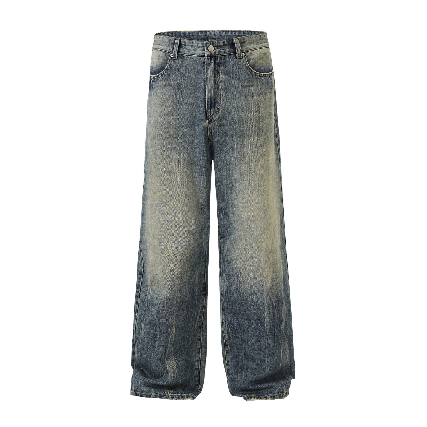 Vintage Washed Jeans in Amerikaanse stijl voor Heren/ Jongens