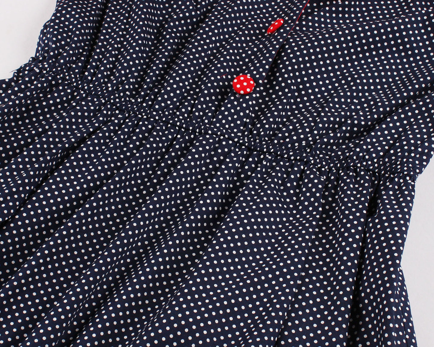 Hepburn Style Retro Polka Dot Cocktailjurk met Pakkraag en Korte Mouwen voor Dames & Plus-size