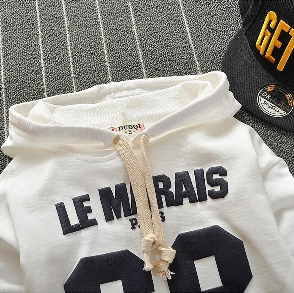 Cartoon casual baby hoodie met digitale print