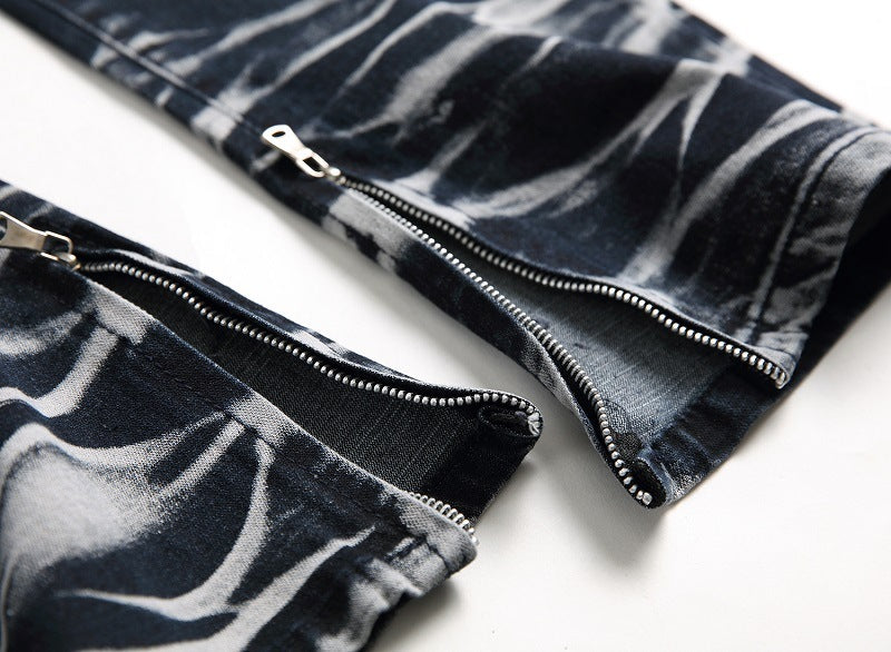 Streetdesigner Ontwerp Twee Kleuren Jeans voor Heren & Jongens