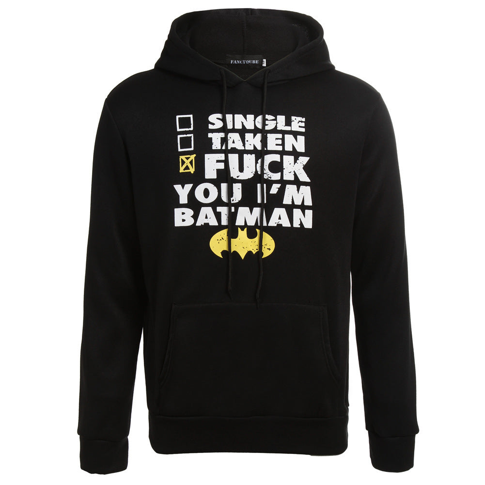 Batman-print hoodie
