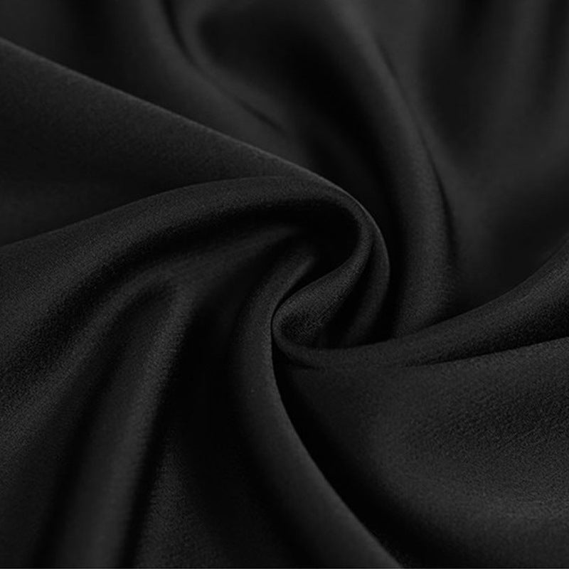 Amerikaans Trendy Effen Kleur Grace Jones Pop Icon Silhouette T-shirt met Ronde Hals en Lange Mouwen Voor Heren