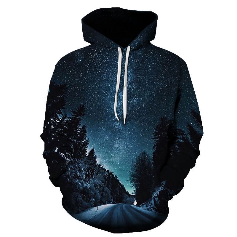 Fotografie landschap digitale print hoodie