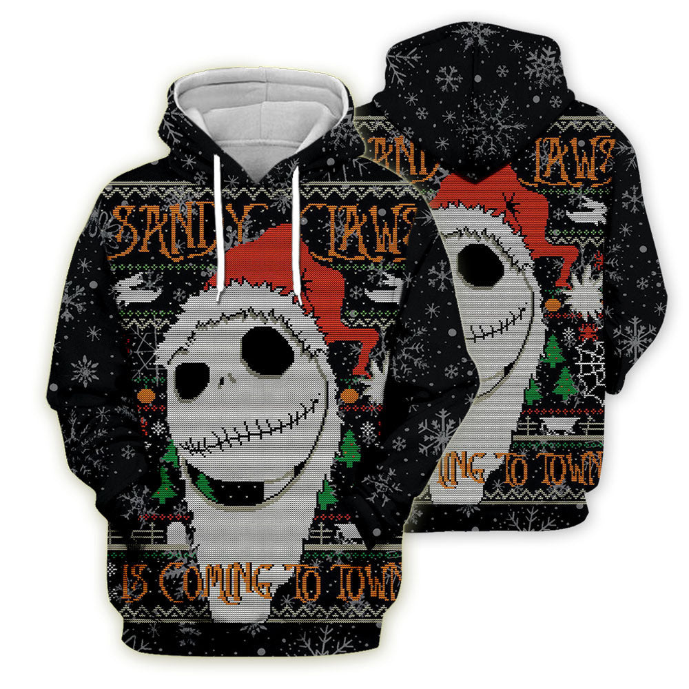 Kerst digitale print Hoodie