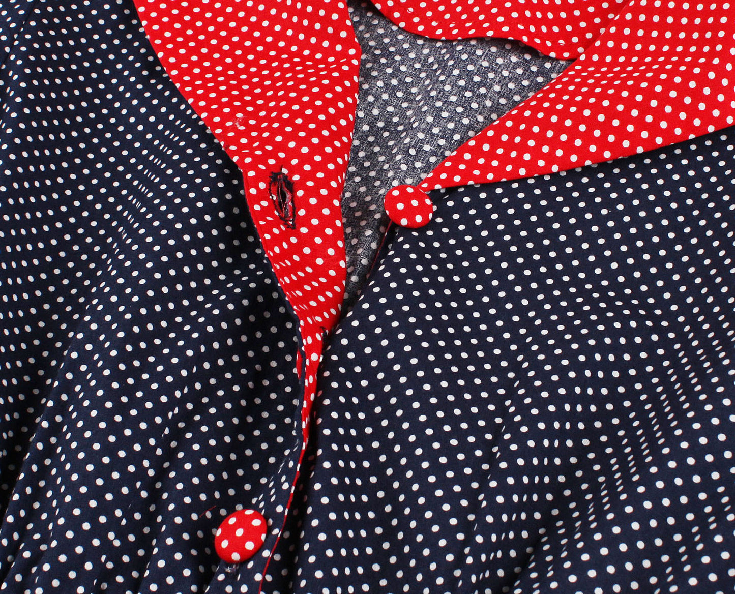 Hepburn Style Retro Polka Dot Cocktailjurk met Pakkraag en Korte Mouwen voor Dames & Plus-size