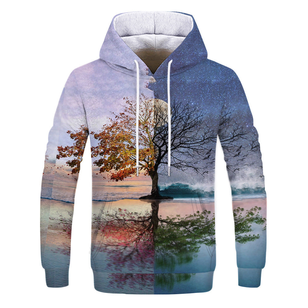 Fotografie landschap digitale print hoodie