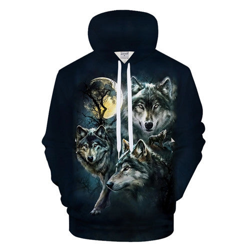 Hoodie met digitale print
