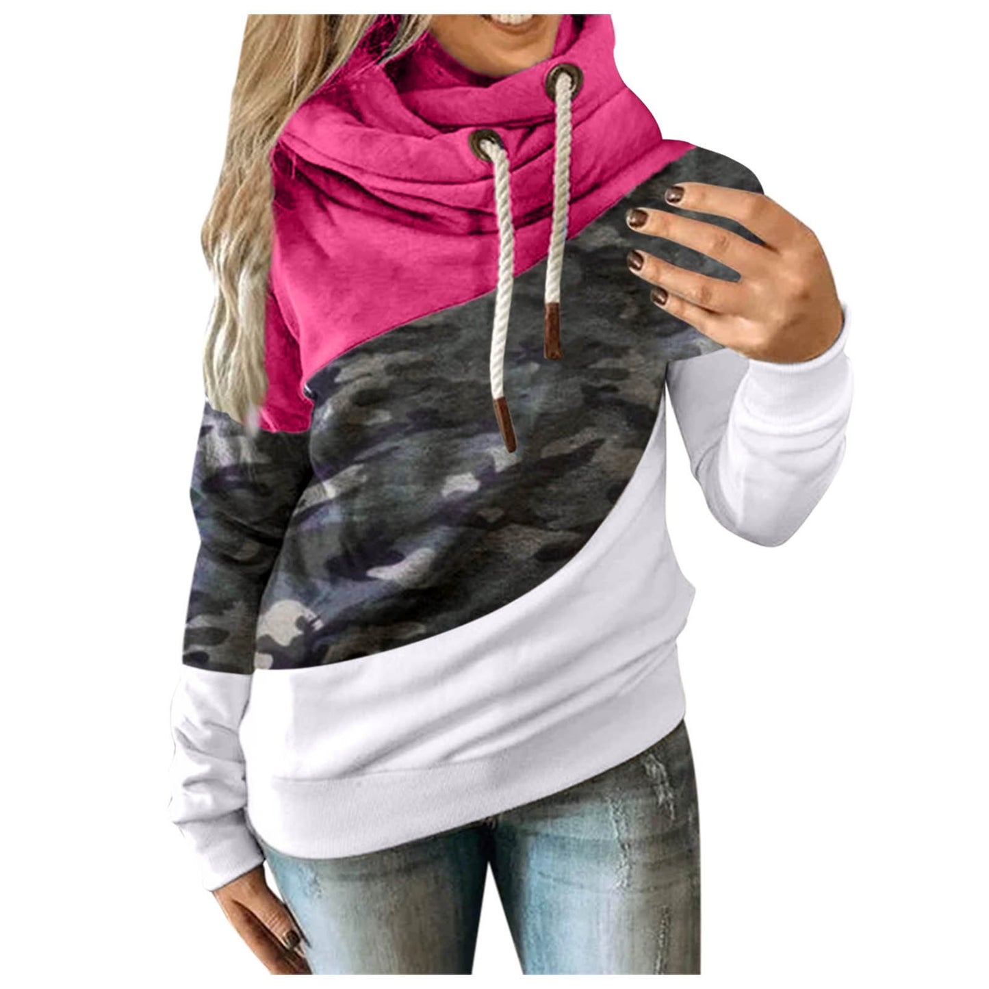 Hoodies Dames Camouflage hoodie Sweatshirt