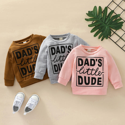 Europees en Amerikaans Stijl : Sweatshirt met Tekst voor Baby's / Peuters
