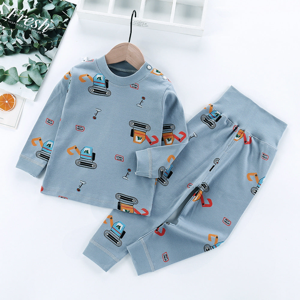Twee-delig Pyjama Sets met Print voor Kinderen
