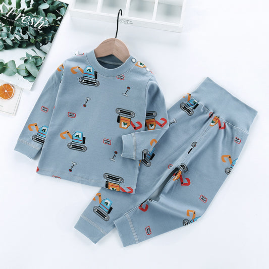 Twee-delig Pyjama Sets met Print voor Kinderen