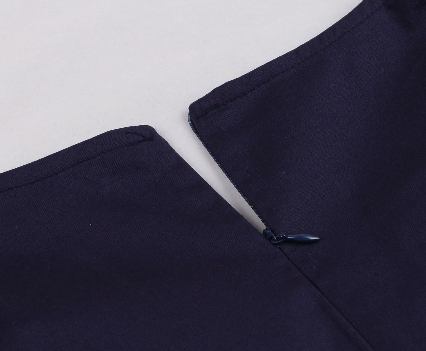 Hepburn Style Vintage Effen Kleur Matrozen Big Swingjurk voor Dames