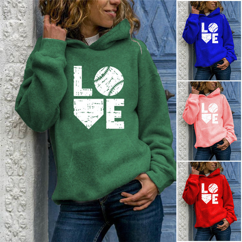 Hoodie dames met print