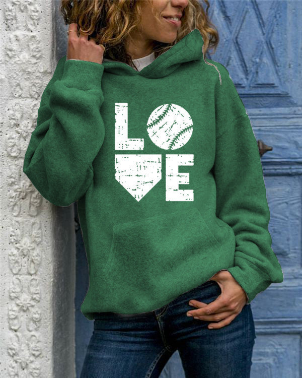 Hoodie dames met print