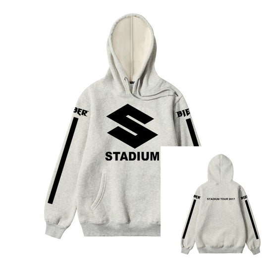 Engelse print pullover hoodie